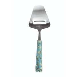BOSKA Mini Van Gogh Cheese Slicer - Almond Blossom / for Art Lovers / Ceramic / Stainless Steel / 160 x 53 x 15 mm