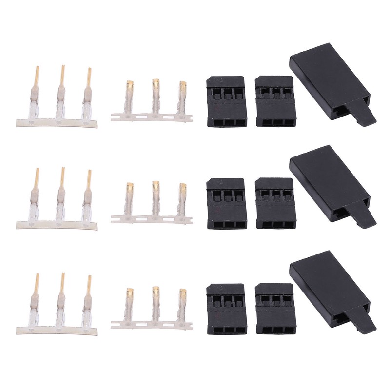 50PCS Servo Receiver Connector Plug with Lock and Male Female