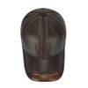 Gudessly Adjustable Men's Genuine Cowhide Leather Baseball Cap for Fall
