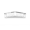 Croydex Stainless Steel Corner Bathroom Basket Shower Caddy, 10 Year