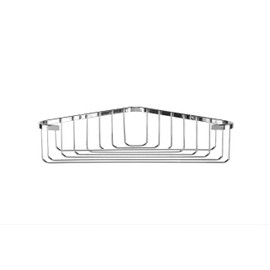 Croydex Stainless Steel Corner Bathroom Basket Shower Caddy, 10 Year Rust Free Guarantee