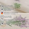Fabric Tablecloth Washable Table Linen Tablecloth Cotton Polyester Lavender Beige