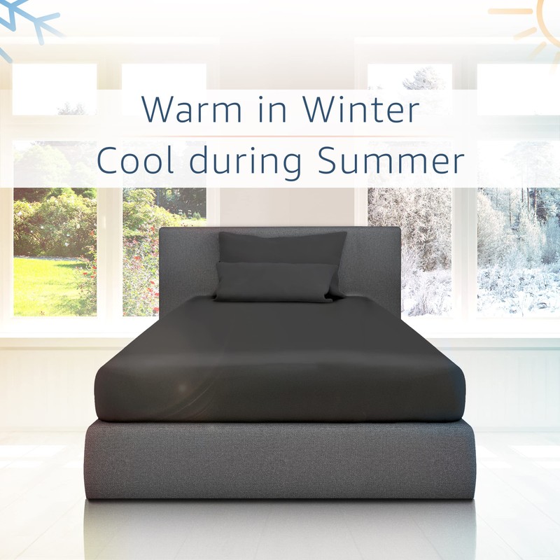 Amago - Fitted Sheet, 50 cm Pocket, 100 Percent Cotton,