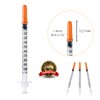 Pack of 20 1 ml/cc Plastic Tube 30G (0.3 x