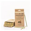 Natural Drinking Straws, Bamboo Grass, 20 cm, Disposable Drinking Tubes,