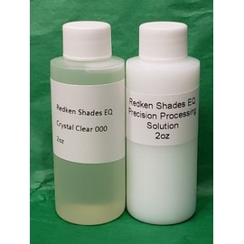 Redken Shades EQ Crystal Clear Gloss, 2 oz W Precision Gel Processing Solution..