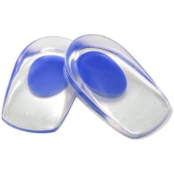 MICPANG Heel Cups for Heel Pain Gel Heel Cups Plantar Fasciitis Inserts Silicone Heel Cup Pads for Bone Spurs Pain Relief Protectors of Your Sore or Bruised Feet Best Insole