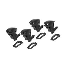 Partuto 4pcs Car Front Windshield Washer Nozzle with Rubber Gasket for Toyota Camry Tacoma Sienna Solara Prius Matrix Replace of 85381-44010 Jet Spray Single Replacement