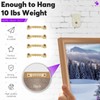 Swpeet 600Pcs Sawtooth Picture Frame Hanging Hangers Double Hole with