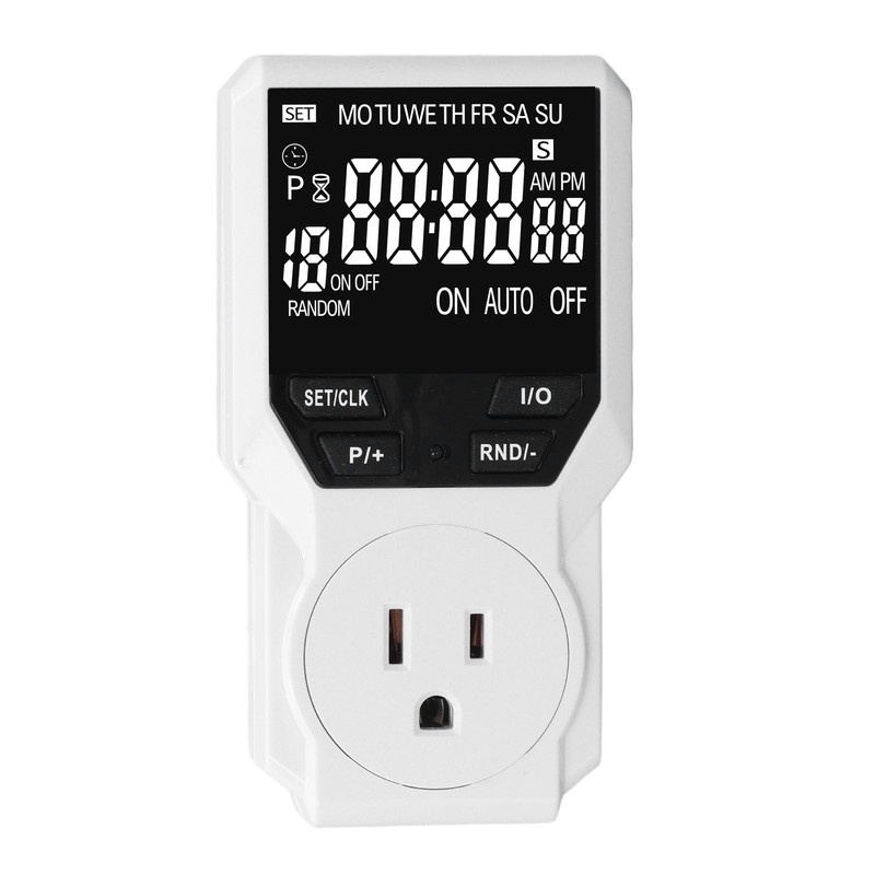 Outlet Timer Large VA Screen Multi Functional Countdown Short Cycle