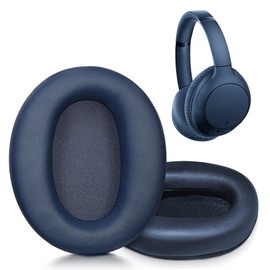 XBERSTAR Protein Leder Ersatz Ohrpolster für Sony WH-CH710N Kopfhörer Ohrpolster Ersatzpolster (blaue Ohrpolster)