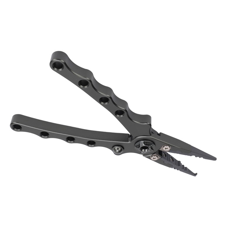 Fishing Pliers Aluminium Alloy Multifunctional Split Ring Pliers Self Locking