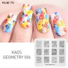 KADS 5pcs Nail Stamp Plates set Nails Art Stamping Plate