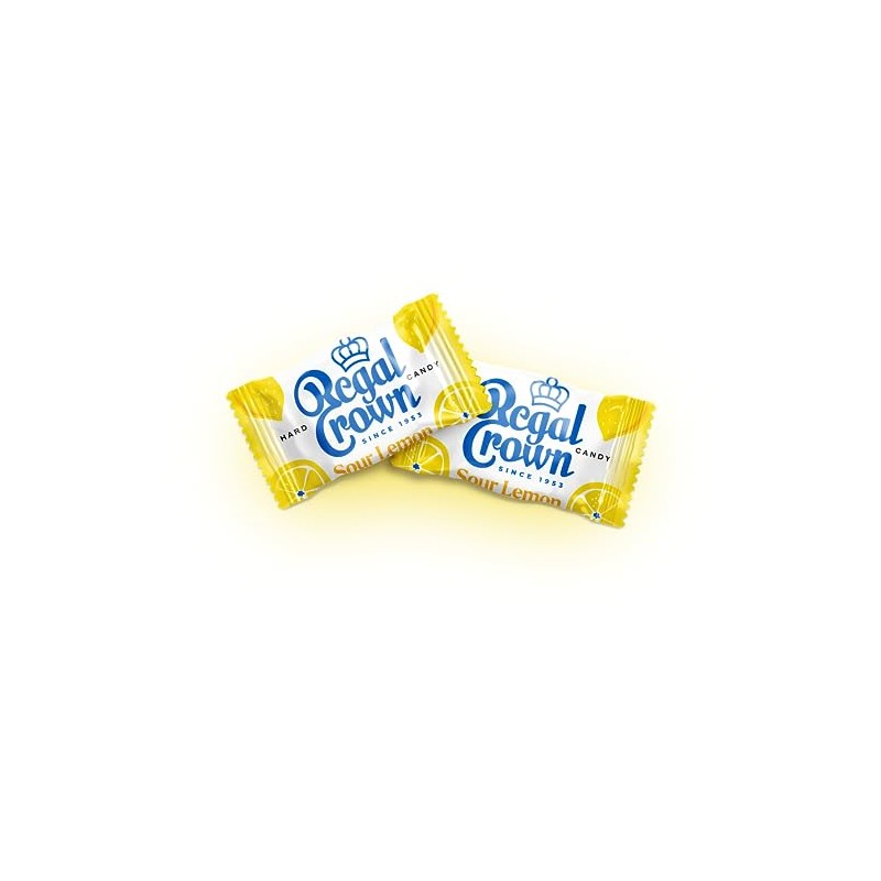 Regal Crown Sour Lemon Hard Candy | Old Fashioned Sour