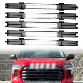 Led Grille Grill Lights for Toyota Tundra Limited SR SR5 2022 2023 2024 Front Grille rapt0r Lights for 22 23 24 Tundra Accessories (SR-Tundra-W)