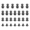 TIXIPEM 6mm Ball Head Stud Rivets Screw Back [20Pcs] -