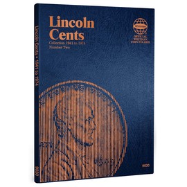 Whitman Coin Folder #2: Lincoln Cents 1941-1974 (Mint State, Uncertified, Nickel, Set of 2) [Hardcover, Feb 1990]