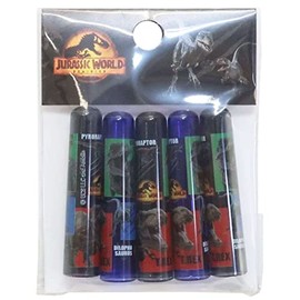 Jurassic World Pencil Cap Pencil Cover Set of 5 / New Entrance Dinosaur
