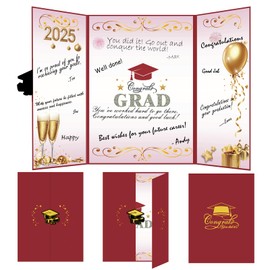 2025 Graduation Guestbook Alternative, Class of 2025 Graduation Party Decorations Guest Book, 2025 Graduation Signature Sign Congrats Grad Certificate Board College High School Students Unique Gifts