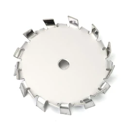 304 Stainless Steel Dispersing Disc 30-500mm/1.2-19.7 inch Dispersion Impeller High Speed Dispersing Machine Blade Paddle Impeller with 8mm Shaft Hole (Dia 100mm/3.9")
