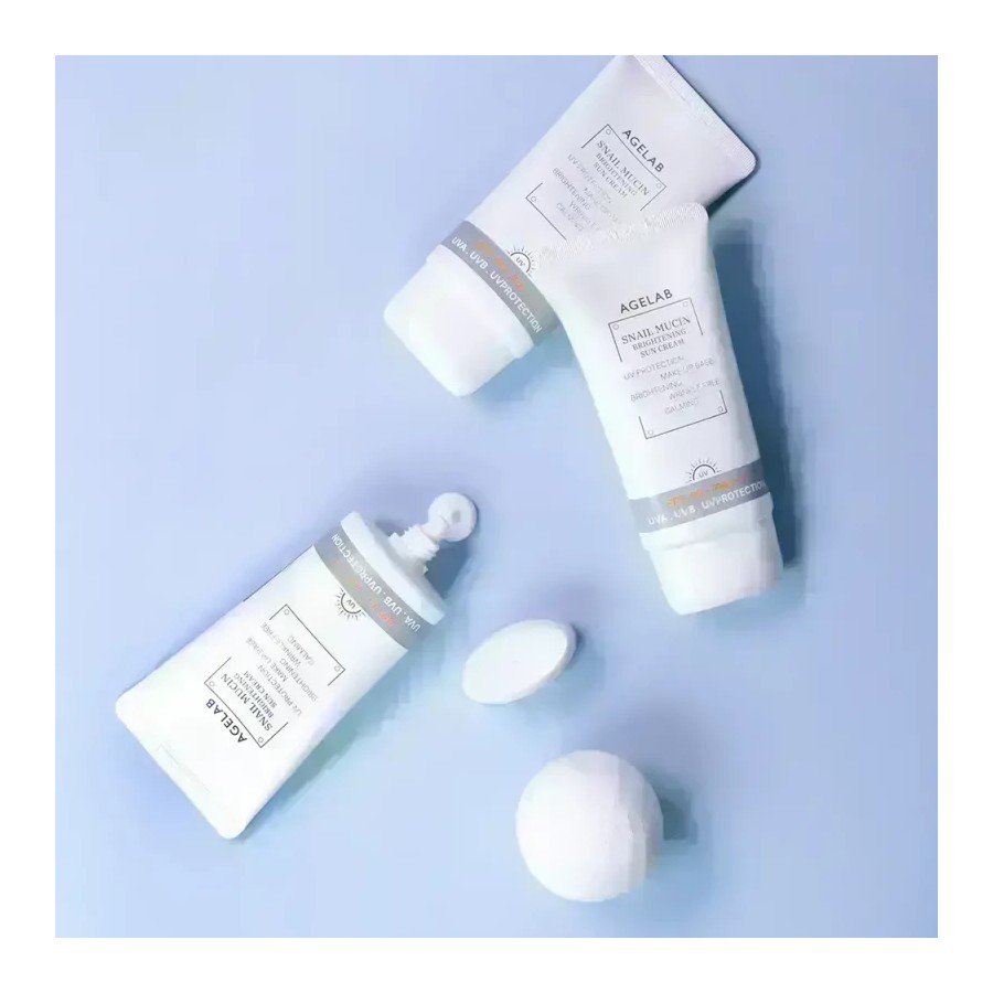 1. + 1 Age Lab Snail Mucin Sun Cream 70ml (2 in total) + 1 Mini Foamcle 30ml.