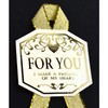 Sasagawa 22-912 For You Ribbon Gold Foil Stamp Gift Sticker