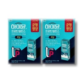 [건강나라] 하이뮨 프로틴 밸런스 저당 190ml 16팩 2박스 [Health Nation] Highmeun Protein Balance Low Sugar 190ml 16 Packs 2 Boxes