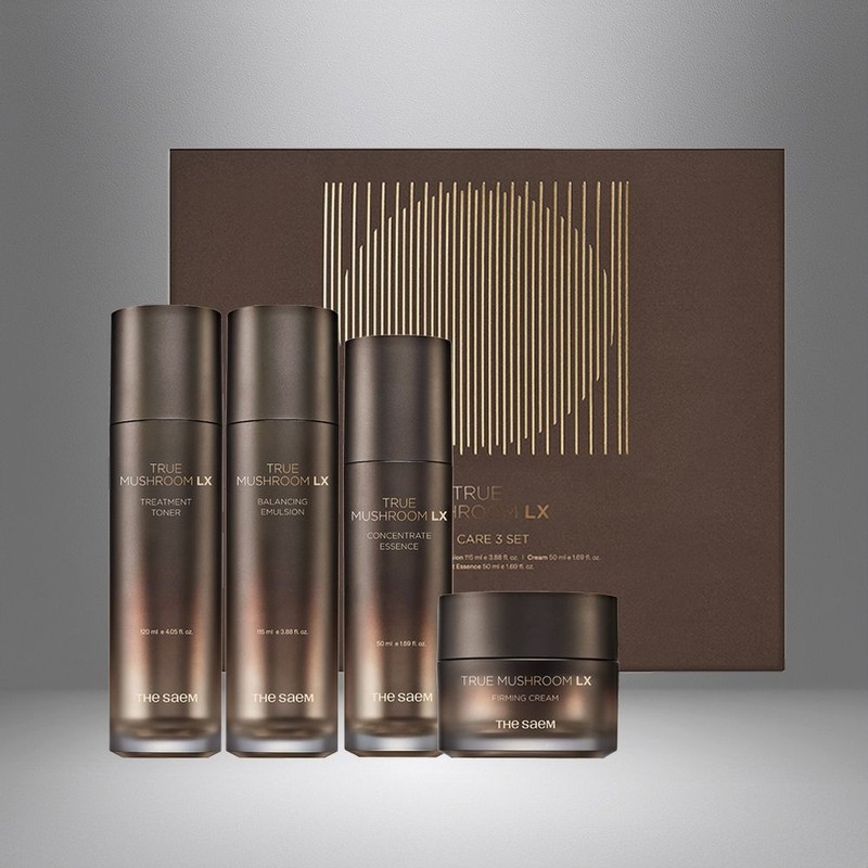 The Saem True Mushroom LX Skincare 3-piece Set / 더샘