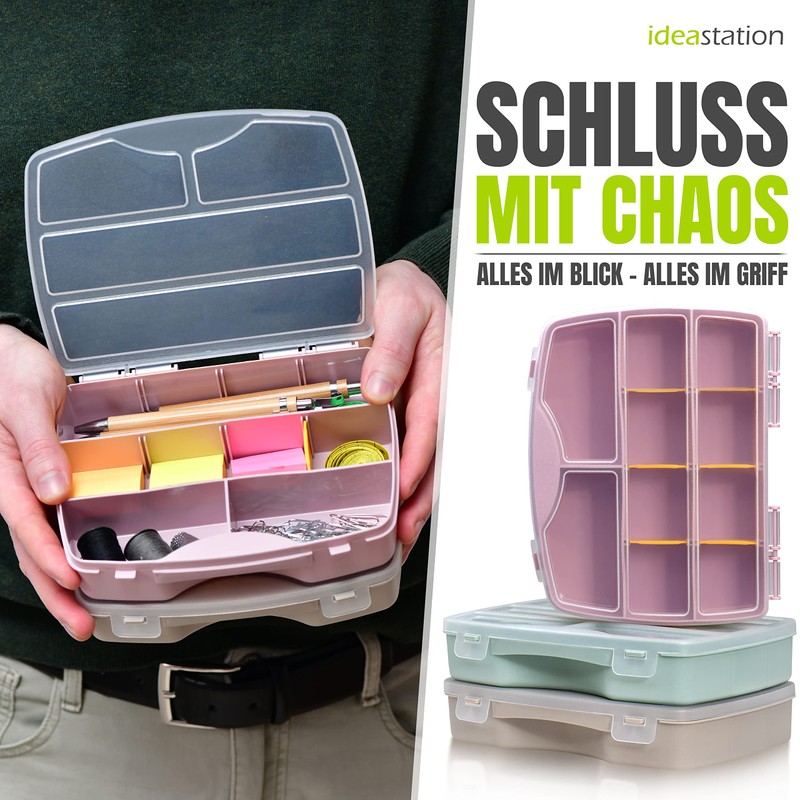 idea-station Sorting Box 3 Pieces / 19 x 15 cm