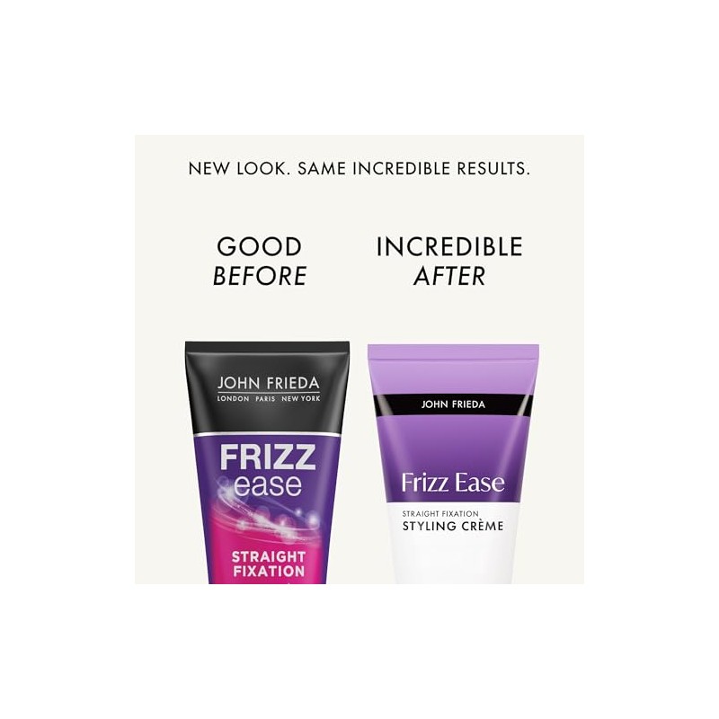 John Frieda Frizz Ease Straight Fixation Styling Creme, 5 Ounces