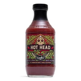Plowboys Hot Head BBQ Sauce – Habanero Barbecue Sauce with Kansas City Style – Spicy Competition Sauce for Chicken, Ribs, Pork & Beef (Hot Head, Pack of 1)