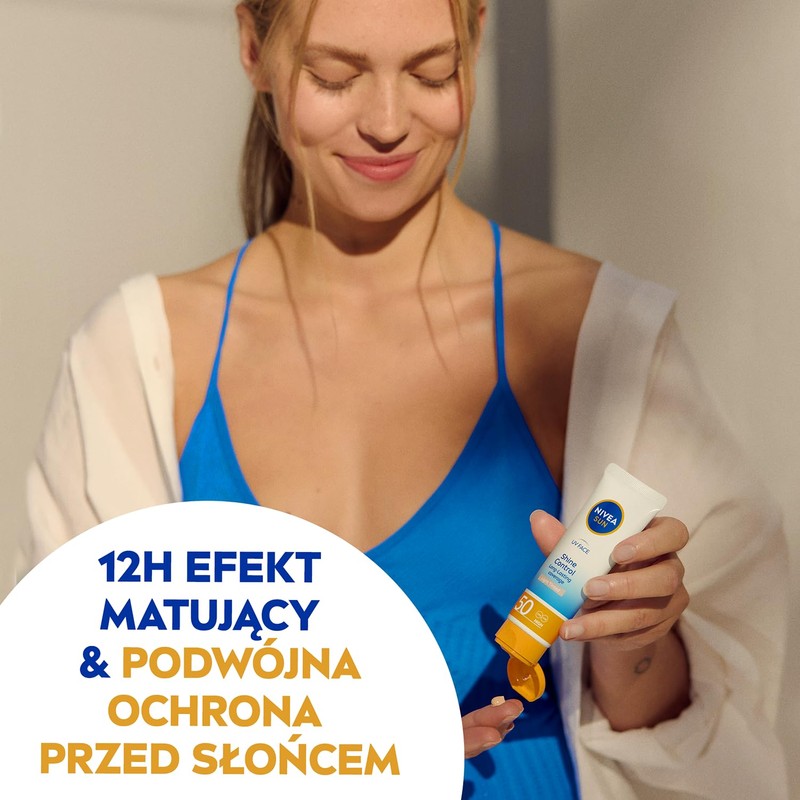 NIVEA SUN UV Face Matt Gesichtscreme LIGHT mit hohem SPF50