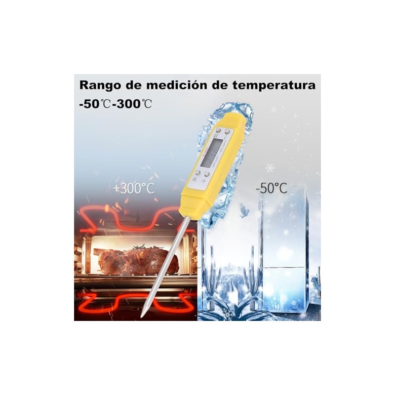 Termómetro Digital, Termómetro Digital para Alimentos Calibración Automática Estilo Bolígrafo