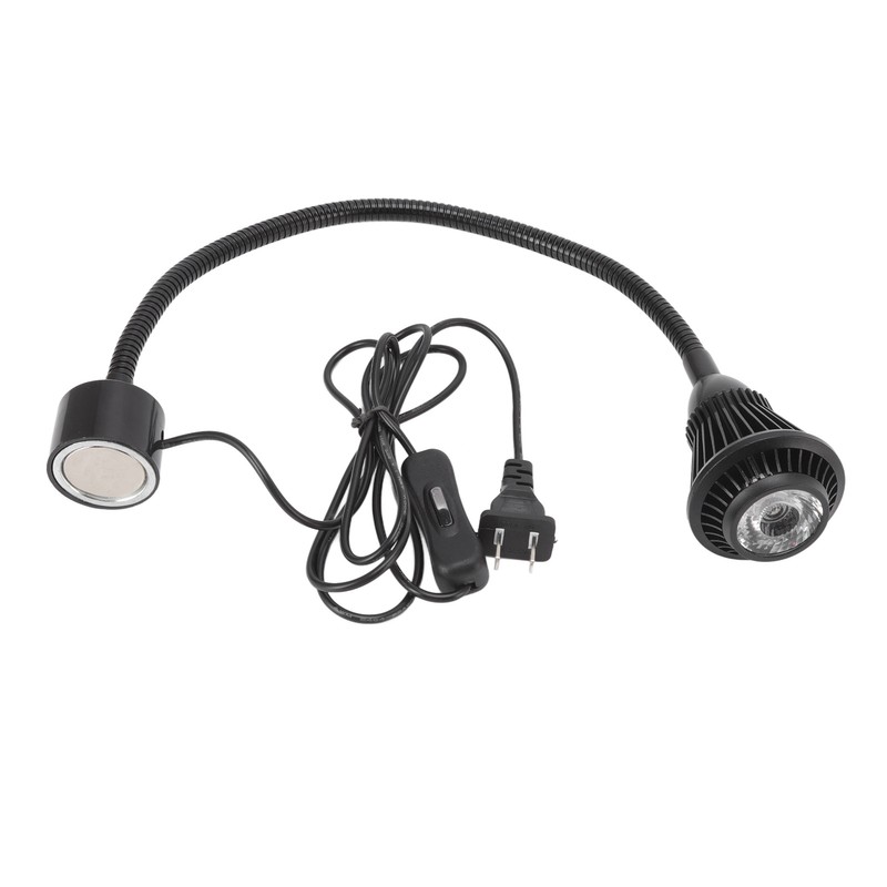 7W LED Machine Work Lamp with Magnetic Base Aluminum Gooseneck