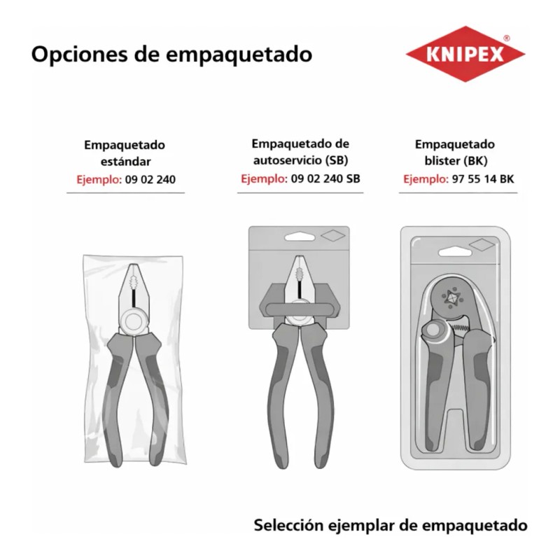 Navaja Plegable Para Electricistas 4.75'' Knipex 16 20 50 Sb
