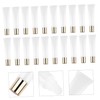 Housoutil 50pcs Travel-ready Lip Gloss Squeeze Tubes Empty Lip Balm