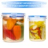 Qiuhome Pickle Jar with Strainer, Pickle Container with Strainer Jalapeno