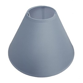K LIVING 14" Coolie Ceiling, Table lamp shade Grey
