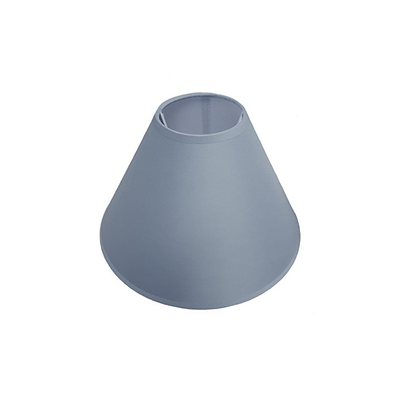 K LIVING 14" Coolie Ceiling, Table lamp shade Grey