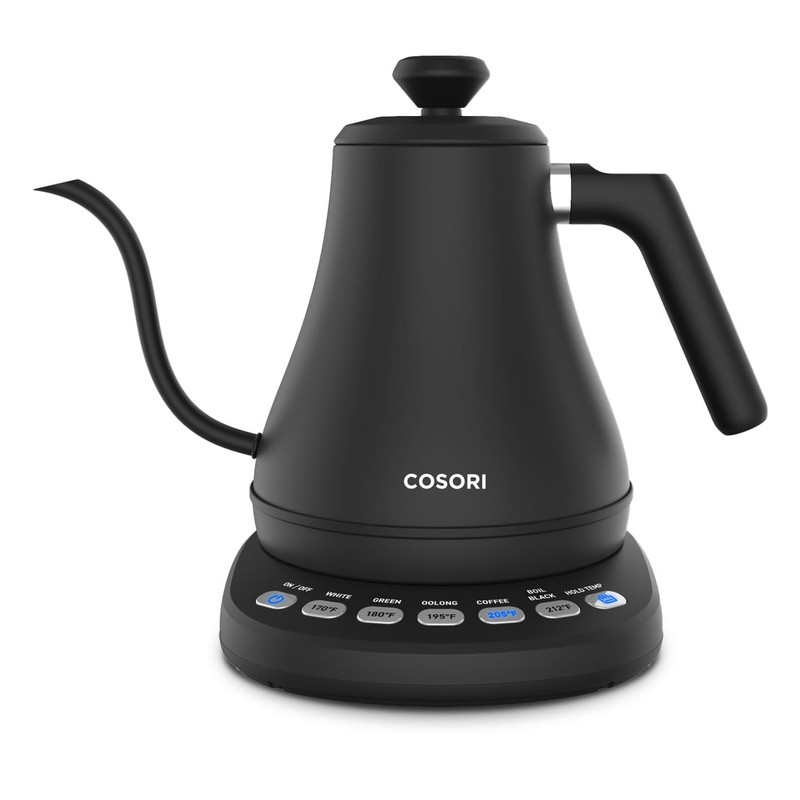 COSORI Electric Gooseneck Kettle with 5 Temperature Control Presets, Pour