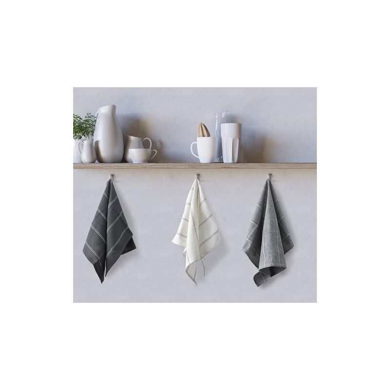 Emma Barclay Utopia 3 Pack Waffle Kitchen Tea Towel Set