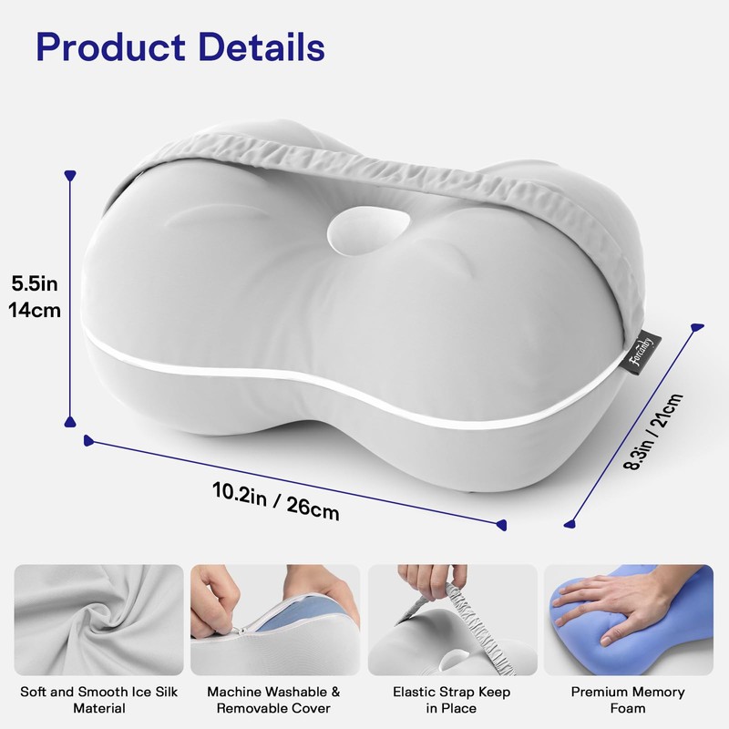 Leg & Knee Pillow for Side Sleepers - Smooth Spine