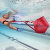 SPYMINNPOO Swimming Resistance Parachute Swimming Training Bands Parachute 360° Rotation