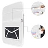 Mail Slot Catcher White Indoor Mail Catcher, Durable Oxford Bag