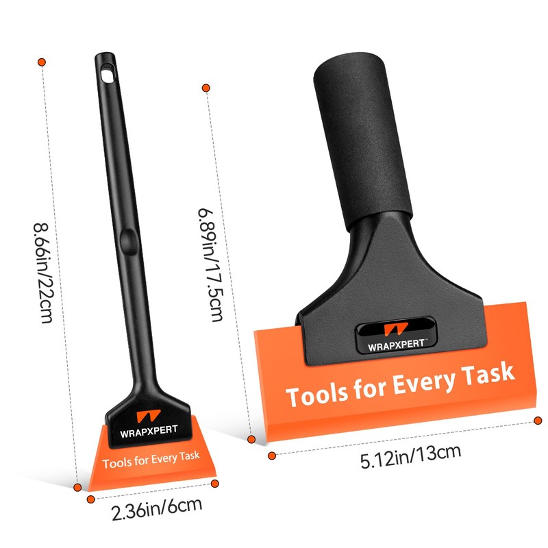 WRAPXPERT Window Tint Tools 2Pack, Small Squeegee 5 inch &