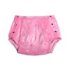 Haian Haian Adult Incontinence Snap-on Plastic Pants (3X-Large, Transparent Pink)