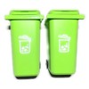 Desk Top Mini Plastic Trash Can Small Waste Bin with