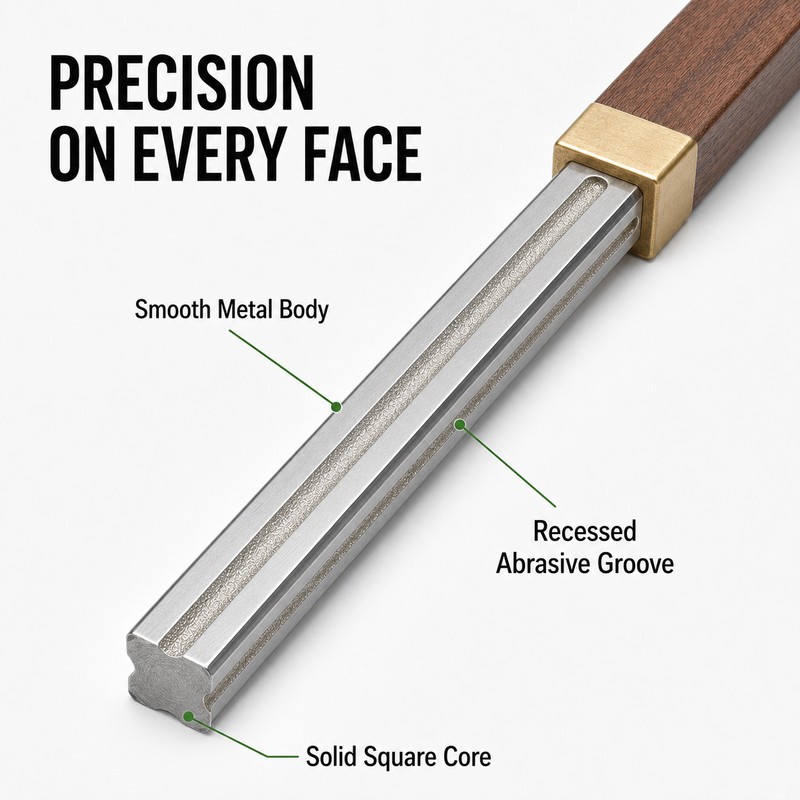 Diamond Guitar Fret Crowning File for Guitar Repair – 4