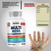 TESTROL. Multi Mens Platinum 24 vitaminas y minerales para hombres,