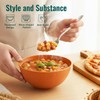 BUSOKIP 40OZ Wheat Straw Bowls Sets of 8, Unbreakable &